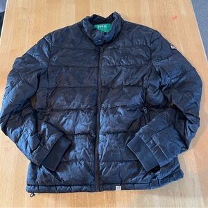 Women’s Black camo Puffer Jacket with down feathers